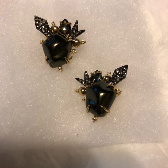 NWOT Alexis Bittar starburst pearl clip earrings - Picture 3 of 3